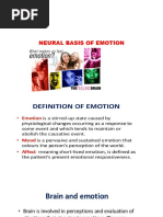 Neural Basis of Emotion