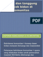 Tugas Dan Tanggung Jawab Bidan Di Komunitas