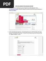 Steps For Candidate For Scheduling Itb Exam