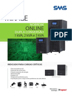 Nobreak SMS Mirage 1 A 3 KVA