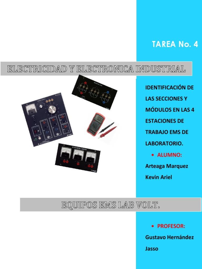 PRACTICA No. 2 USO DE EQUIPO LABVOLT Y MULTIMETRO PDF Cantidades fisicas Electrónica