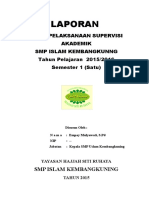 Format Laporan Supervisi Dan Pemantauan