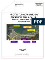 Proyectos Gobierno de Eficiencia en La Calle (Aym) PDF