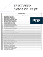 LISTADO DE PARTICIPANTES