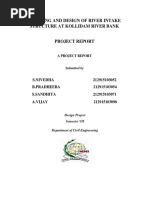 Design of Water Intake Structures | PDF | Dam | River