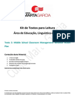 Kit de Textos para Leitura: Área de Educação, Linguística e Letras