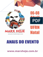 Anais Do II Seminário Marx Hoje PDF