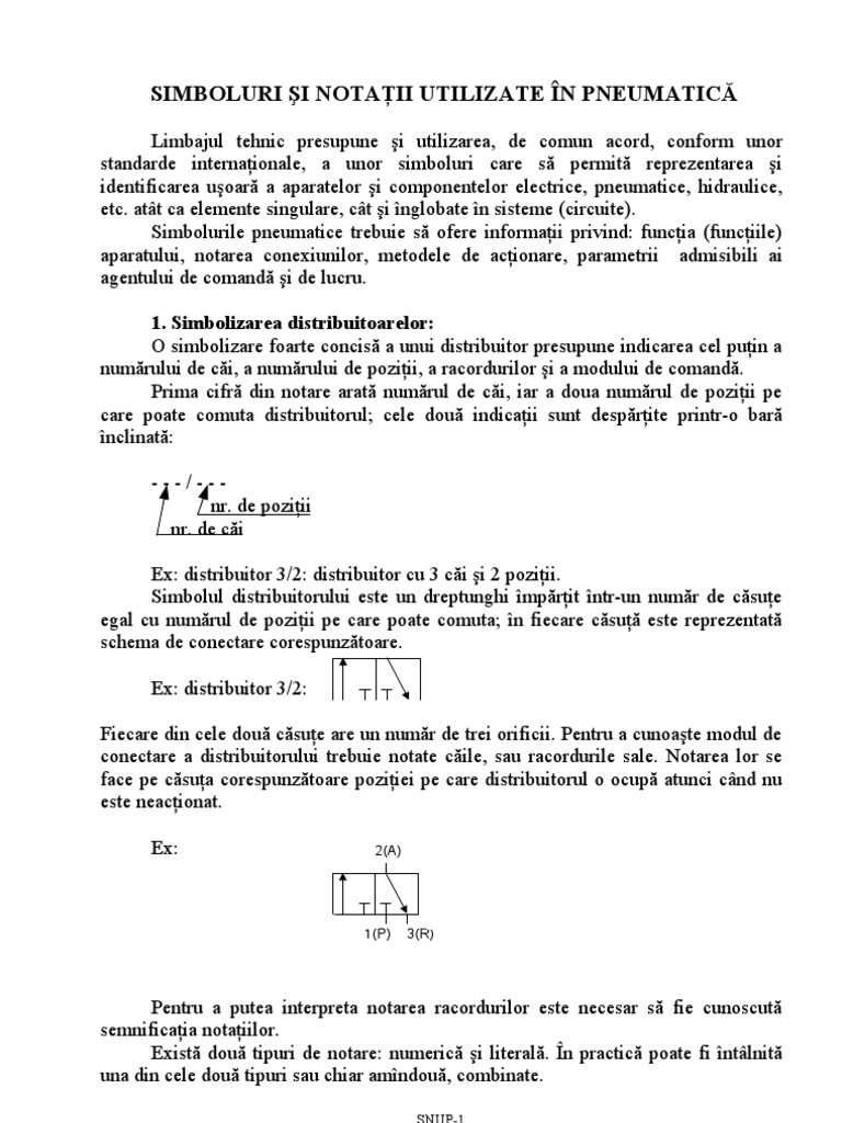 Simboluri Hidraulice | PDF