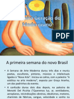 1a GERAÇÃO MODERNISTA