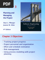 Planning and Managing The Project: Shari L. Pfleeger Joanne M. Atlee 4 Edition