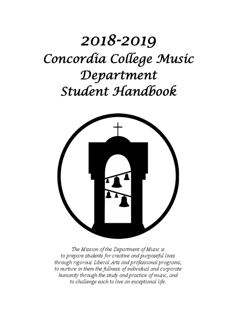 Music Major Handbook PDF | PDF | Bachelor's Degree | Bachelor Of Arts