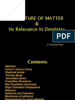 Structure of Matter and Its Relavence To Dentistry