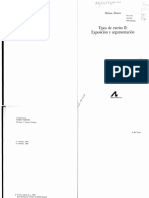 Modalidades Textuales Álvarez Tipos-Escrito-Ii Exposicin y Argumentacion1 PDF