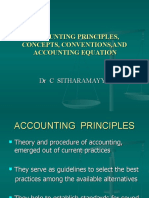 Accounting Principles, Concepts, Conventions, and
