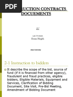 Construction Contracts Docuements: Esraa Hejjeh