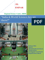 "India & World Science:Are We There?": State Level Science Seminar