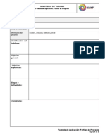 5 Formato Aplicacion Perfiles de Proyecto PDF