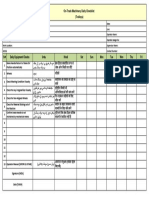 Rail Trolley Checklist