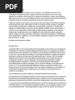Tipos de Psicología Aplicada