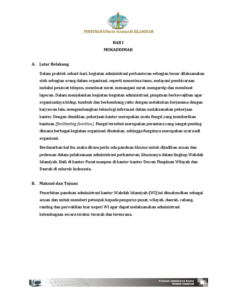 Buku Panduan Administrasi Kantor A4 Pdf