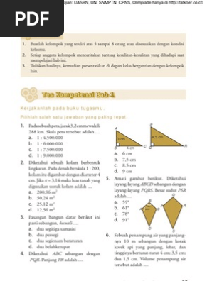 Kumpulan Soal Matematika Smp Kelas 9