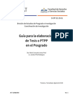 Guía para la elaboración de tesis