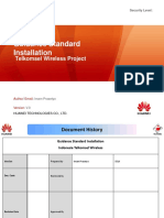Guidance Standard Installation Telkomsel Project IRO - 2018
