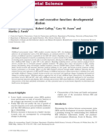 Socioeconomic Status and Executive Function Developmental Trajectories and Mediation