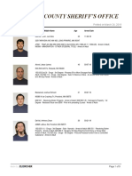 Inmate Roster Printed March 24, 2019