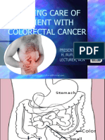 Nursing Care of Patient With Colorectal Cancer: Presented By: H. Rufus Raj Lecturer, Acn