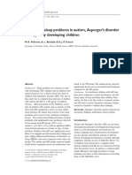 2005 a Survey of Sleep Problems in Autism, Asperger’s Disorder and Typically Developing Children