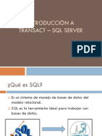 Introducción A Transact - SQL Server