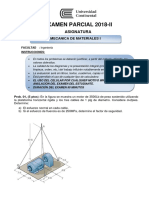 EXAMEN Final de Mec Materiales I, Tipo AA, 2018-II