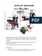 Bateria Infantil Rock Kids RMV Manual