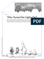 Who Turned The Lights On?: Name