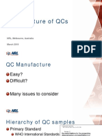 Manufacture of QC