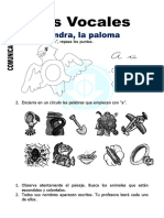 Ficha de Las Vocales para Primaria