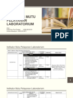 Indikator Mutu Pelayanan Laboratorium