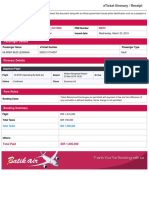 Booking Details: Eticket Itinerary / Receipt