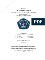 Distribusi Gamma PDF
