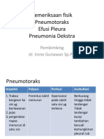Pemeriksaan Fisik Pneumothorax Dan Efusi Pleura