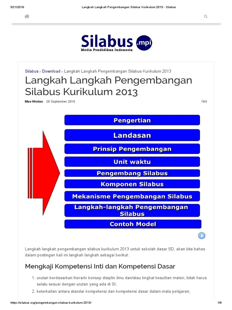 Langkah Langkah Pengembangan Silabus Kurikulum 2013 - Silabus.pdf