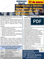 Seminario Lavado de Activo MAR2019