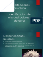 Imperfecciones Cristalinas Laboratorio