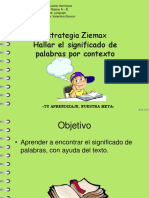 2° Año Básico-Lenguaje-Ziemax Hallar El Significado de Palabras Por Contexto