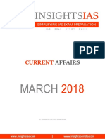 Insights March 2018 Current Affairs PDF