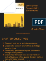 Ethics/Social Responsibility/ Sustainability