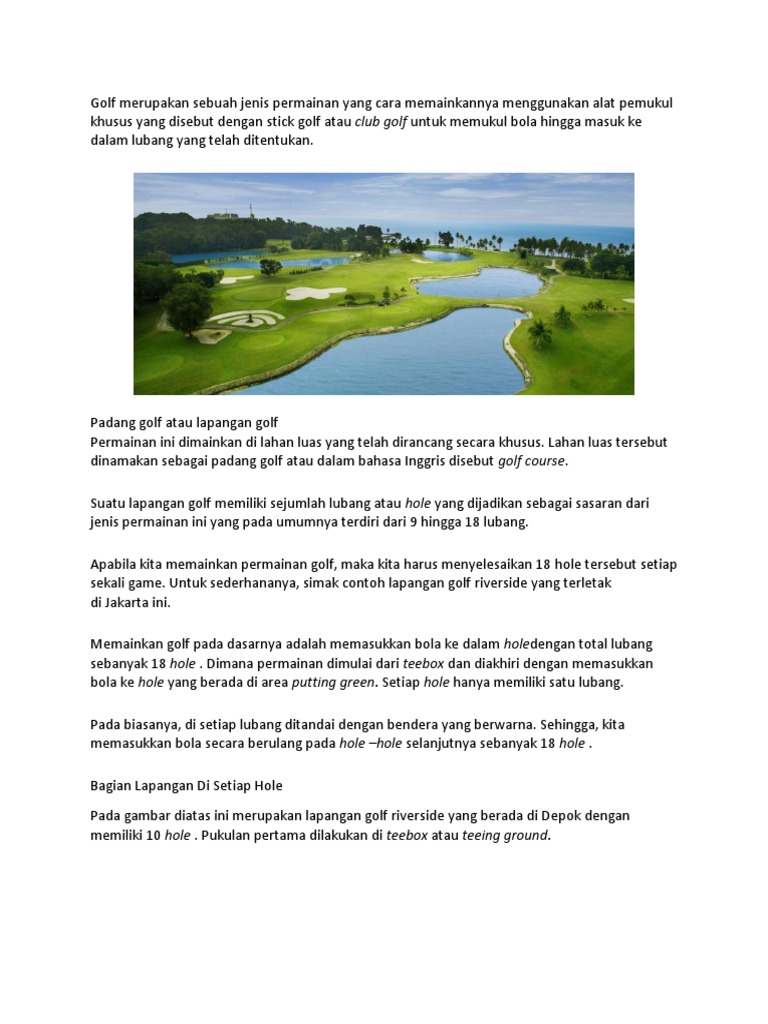 Lapangan Golf Pdf