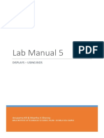 Lab Manual 5: Displays - Using Bios