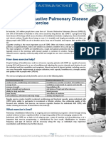 Chronic Obstructive Pulmonary Disease (COPD) and Exercise